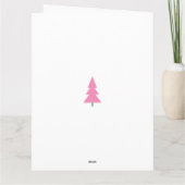 Frohe und helle Weihnachtskarte Karte (Rückseite)