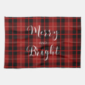 Frohe und helle Weihnachtsküche Handtuch (Horizontal)