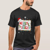 Frohe und helle Weihnachtslicht Weihnachten Weihna T-Shirt (Vorderseite)