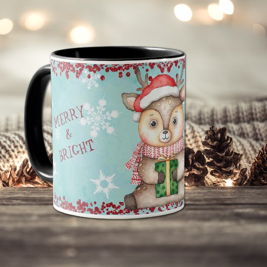 Frohe und helle Weihnachtsmänner Kinder Tasse