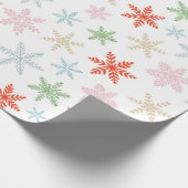 Frohe und helle Weihnachtswrapping Papier Geschenkpapier (Ecke)