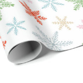 Frohe und helle Weihnachtswrapping Papier Geschenkpapier (Rolleneckpunkt)