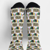 Frohe und leichte Hamster Socken (Oben)