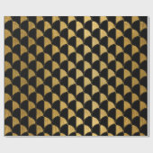 Frohe und schwarze geschenkpapier (Flach)