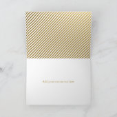 Frohe und verheiratete feiertagskarte (Innenseite)