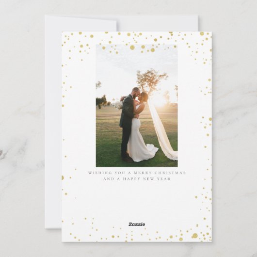 Frohe und Verheiratete Neuvermählte Weihnachten (Rückseite)