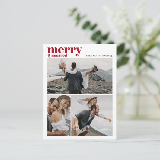 Frohe und Verheiratete Weihnachten Neuauflage Foto (Stehend Vorderseite)