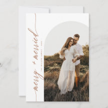 Frohe und Verheiratete Weihnachten Terracotta Foto