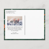 Frohe und Verheiratete Weihnachtsfeiertage Feiertagspostkarte (Rückseite)