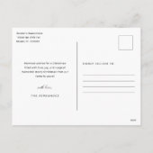 Frohe und Verheiratete Weihnachtskarte Feiertagspostkarte (Rückseite)