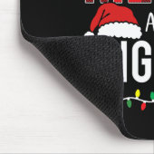 Frohe und Verlobte Red Kariert Matching Christma 2 Mousepad (Ecke)