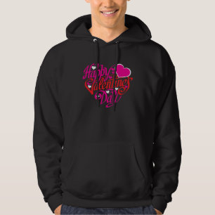 Frohe Valentinstag 2020 Liebe Herz Teenager Mädche Hoodie