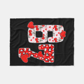 Frohe Valentinstag 67 Meme Herzen Coquette Schleif Fleecedecke (Vorderseite (Horizontal))