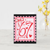 Frohe Valentinstag 67 Meme Herzen Coquette Schleif Karte (Gelbe Blume)