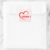 Frohe Valentinstag Aufkleber (Tasche)
