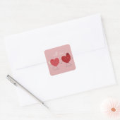 Frohe Valentinstag Aufkleber (Umschlag)