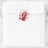Frohe Valentinstag Aufkleber (Tasche)
