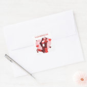 Frohe Valentinstag Aufkleber (Umschlag)