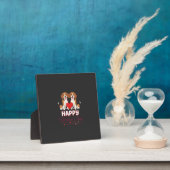 Frohe Valentinstag Beagle Paar Fotoplatte (InSitu)