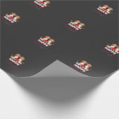 Frohe Valentinstag Beagle Paar Geschenkpapier (Ecke)