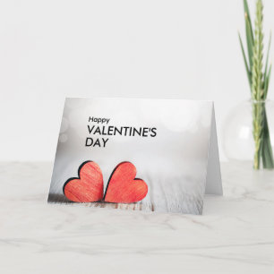 Frohe Valentinstag-Botschaft individuell gefaltet Karte