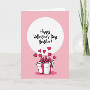 Frohe Valentinstag Bruder Geschenkkarte Karte