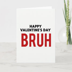 Frohe Valentinstag Bruh Karte