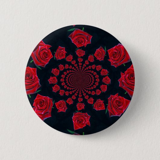 Frohe Valentinstag Button (Vorderseite)