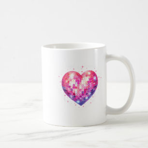 Frohe Valentinstag Coquette Nk Disco Ball Herz Kaffeetasse