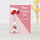 Frohe Valentinstag Enkelin Karte (Gelbe Blume)