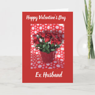 Frohe Valentinstag Ex-Mann Karte