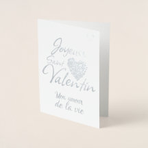 Frohe valentinstag / Folienkarte