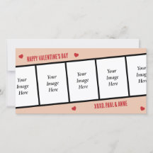 Frohe Valentinstag Foto Rolle 5 Fotos Benutzerdefi
