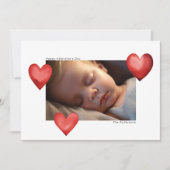 Frohe Valentinstag Fotografie Modern Feiertagskarte (Vorderseite)