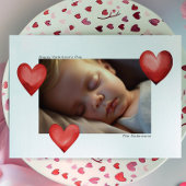 Frohe Valentinstag Fotografie Modern Feiertagskarte