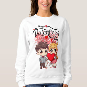 Frohe Valentinstag Frauen T-Shirt – Cute und S Sweatshirt