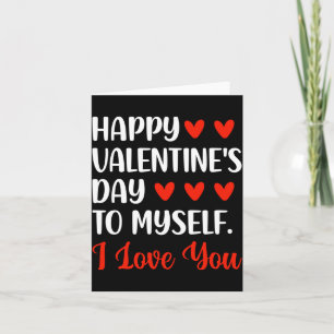 Frohe Valentinstag für Männer, die Liebe zu Single Karte