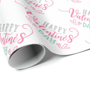 Frohe Valentinstag-Geschenkverpackung Papier Geschenkpapier