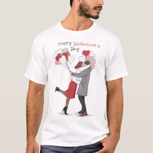 Frohe Valentinstag Gestaltung  T-Shirt