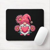 Frohe Valentinstag-Gnome mit Leopard-Sonnenblume Mousepad (Mit Mouse)