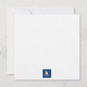 Frohe Valentinstag Golden Dogs Flat Card (Rückseite)