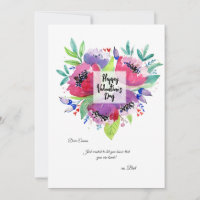 Frohe Valentinstag-Grußkarte
