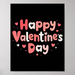 Frohe Valentinstag Herz Lehrer Lustig Passende Poster