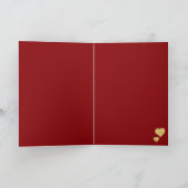 Frohe Valentinstag Herzen Süß Feiertagskarte (Innenseite)