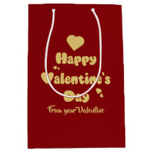 Frohe Valentinstag-Herzen Süße Geschenktüte