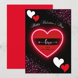 Frohe Valentinstag-Kartengestaltung Feiertagskarte