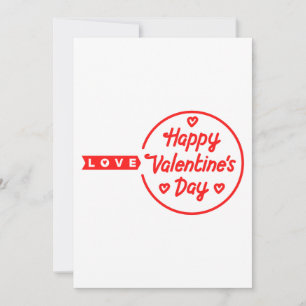 Frohe Valentinstag-Liebes-Einladung Einladung