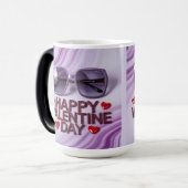 Frohe Valentinstag Morphing Tasse (Vorderseite Links)