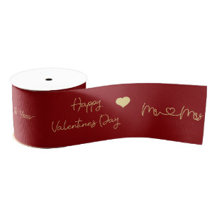 Frohe Valentinstag Mr & Mrs Ripsband