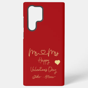 Frohe Valentinstag Mr & Mrs Samsung Galaxy Hülle